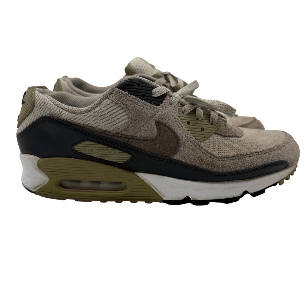 Nike Air Max 90 Iron Grey Olive Men's 10.5 Grey DM0029-011 Walking Running Gym
